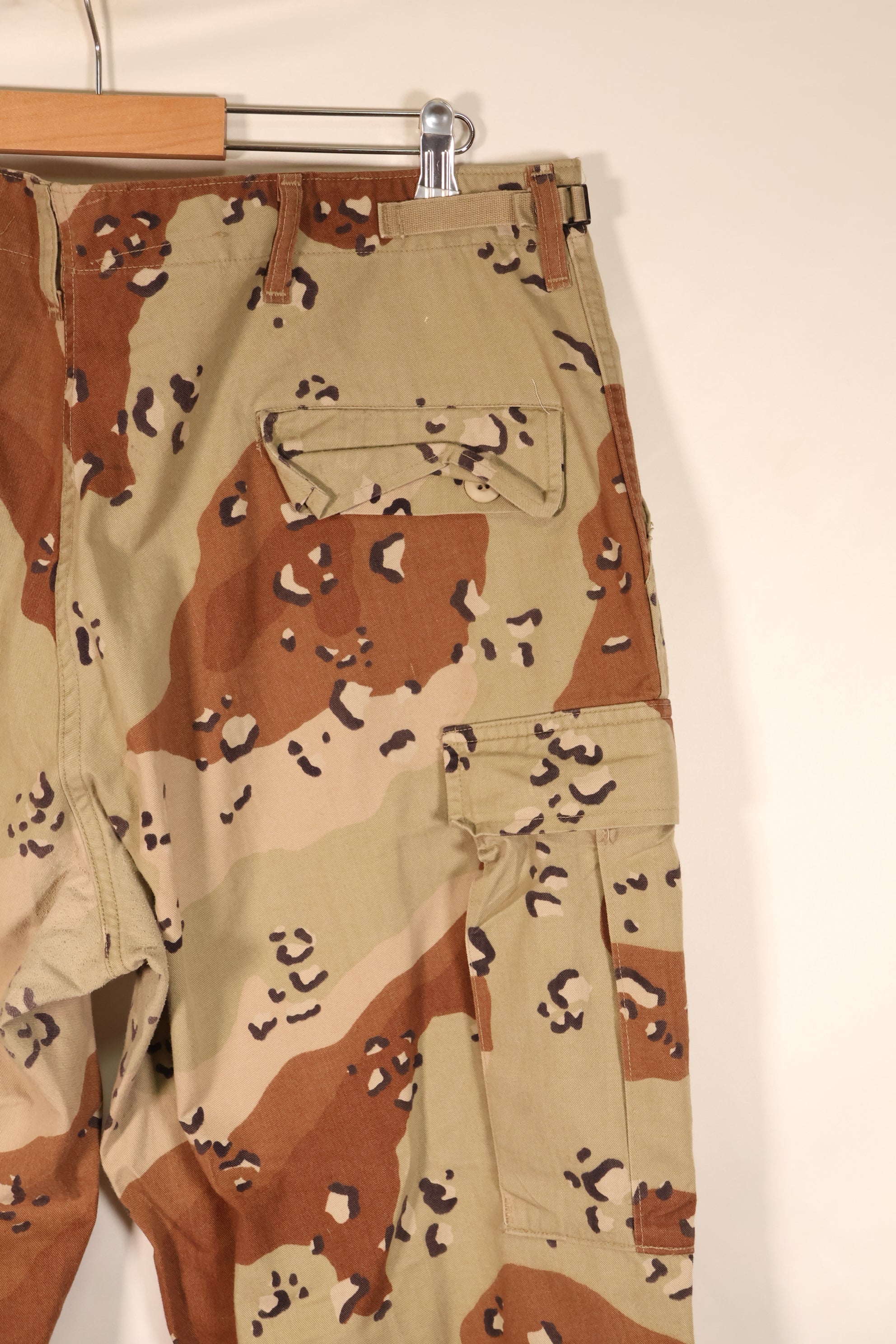 1990 Model—L-R—6C Desert Pattern—Chocolate Chip Camo—Pants—Faded—Used