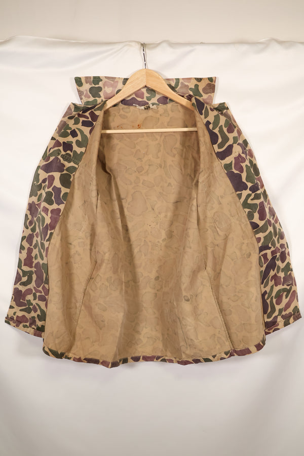 Early 1960s, faded, estimated A-L CIDG, beogum camouflage Asian cut shirt.