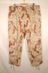 1986 Contract, Estimated Size XL, 6C Desert Pattern, Chocolate Chip Camo, Pants, Slightly Faded, Used