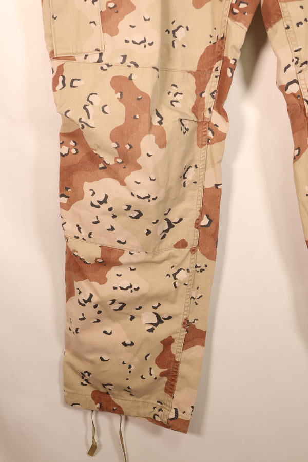 1986 Contract, Estimated Size XL, 6C Desert Pattern, Chocolate Chip Camo, Pants, Slightly Faded, Used