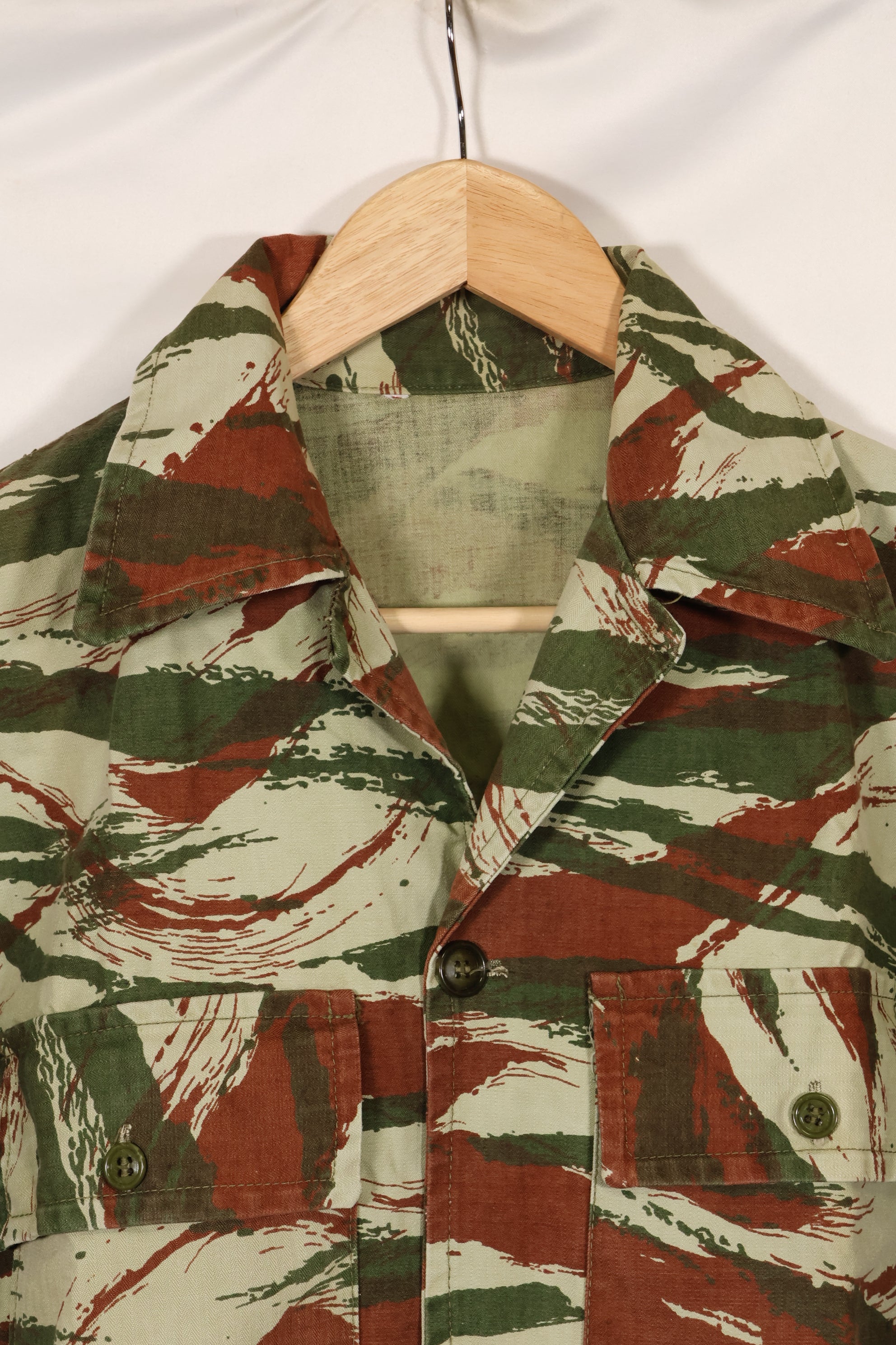 1960s-70s French Army Lizard Camouflage Hunting Jacket Civilian