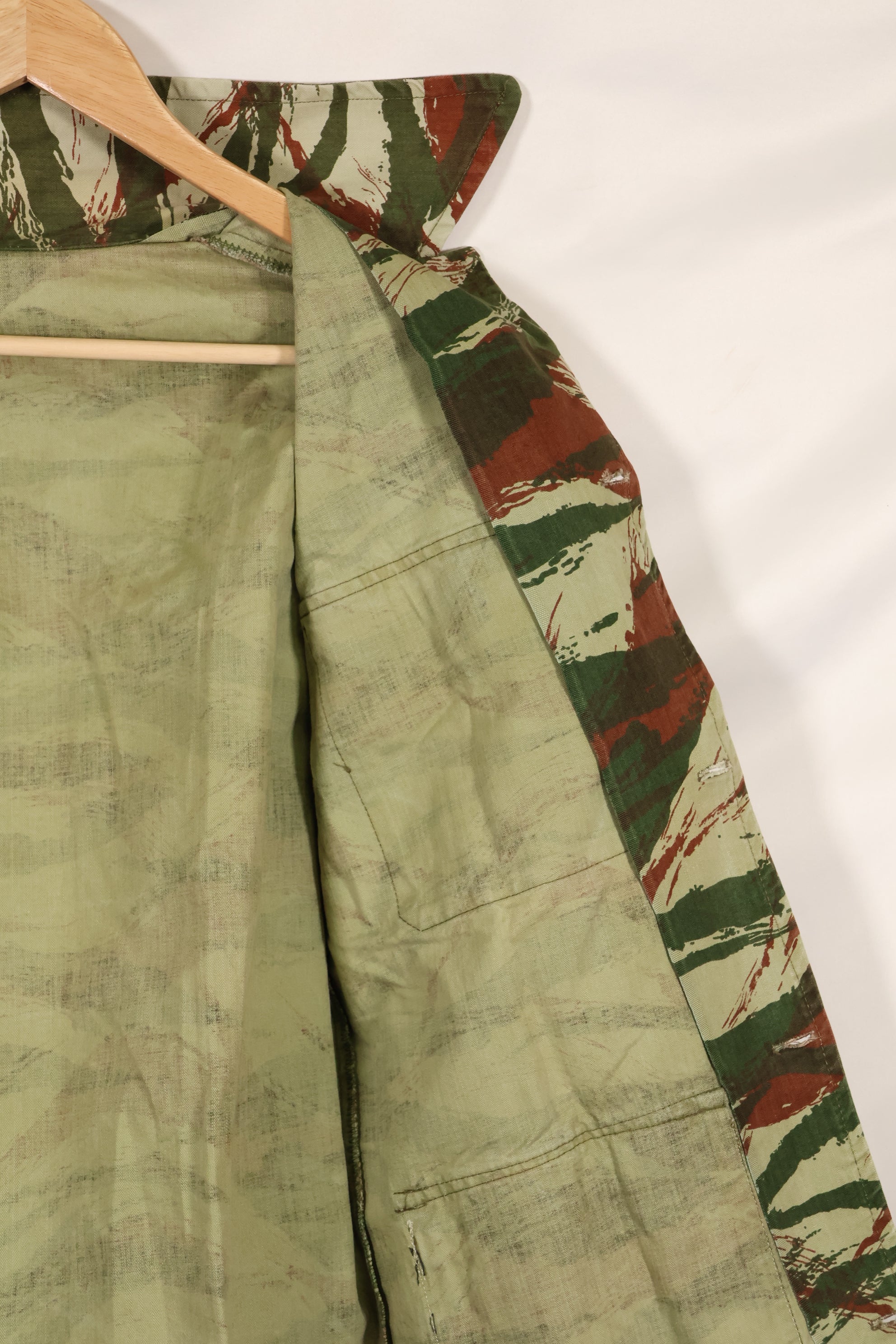 1960s-70s French Army Lizard Camouflage Hunting Jacket Civilian