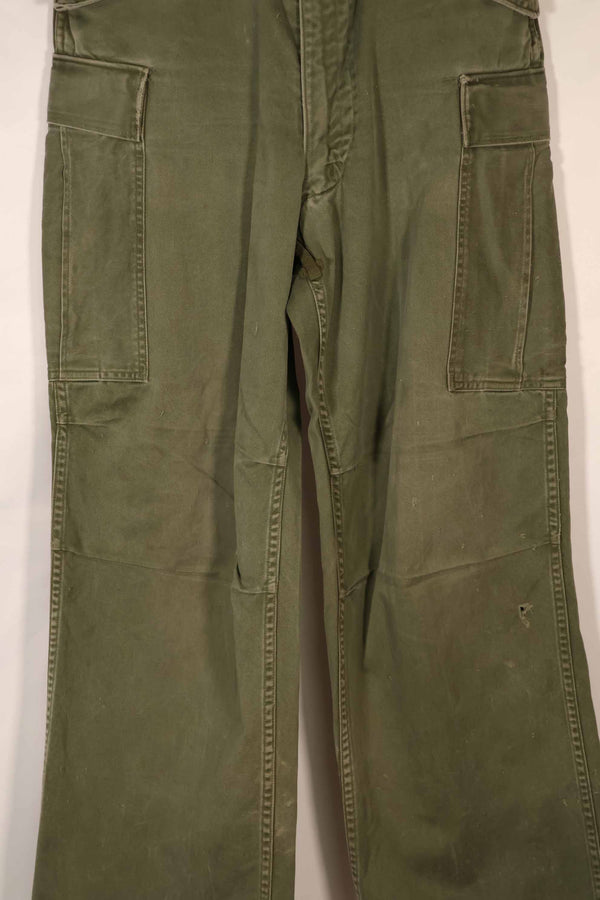 Real 1962 M51 Cotton Field Pants Regular-X-Small, faded, used.