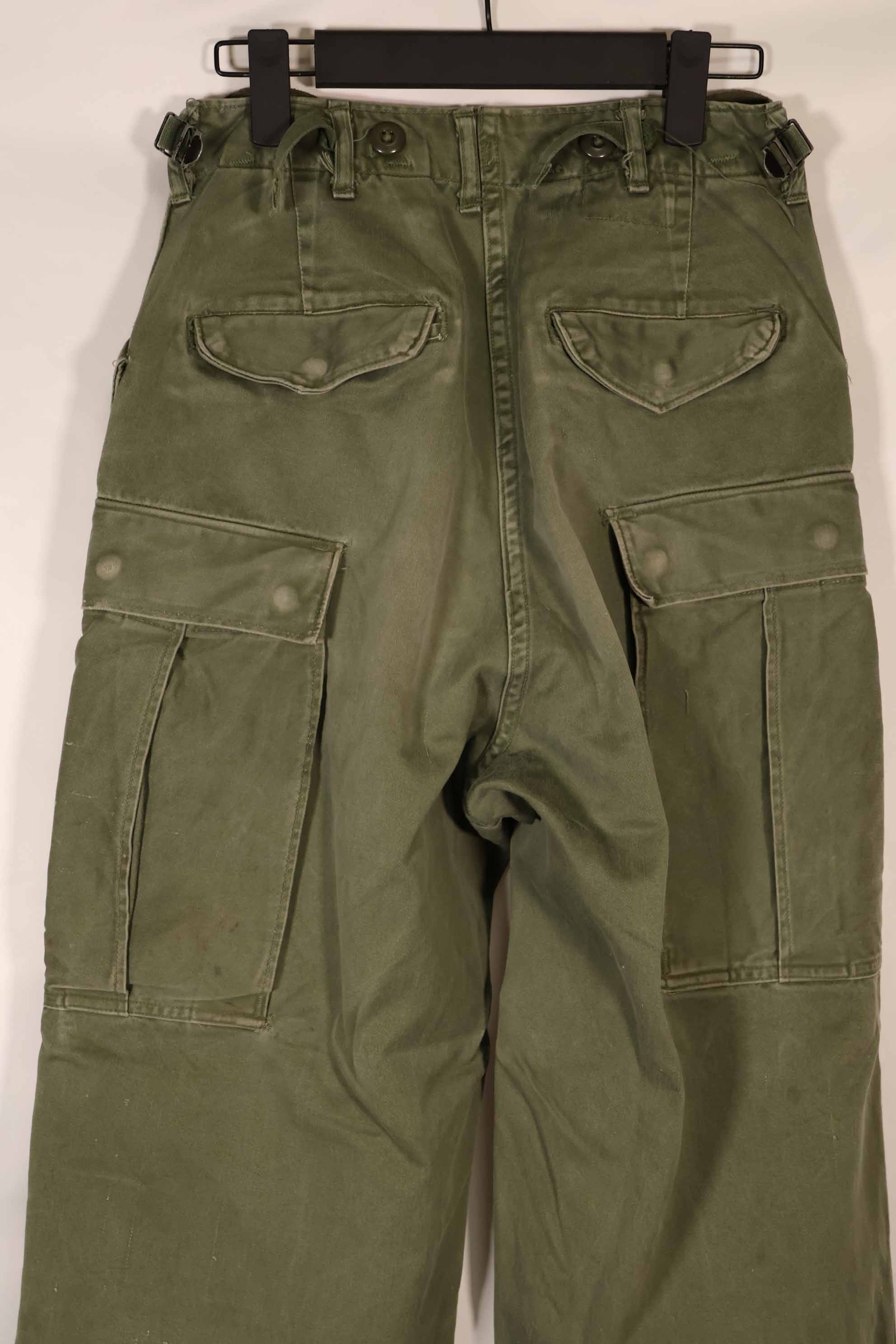 Real 1962 M51 Cotton Field Pants Regular-X-Small, faded, used.