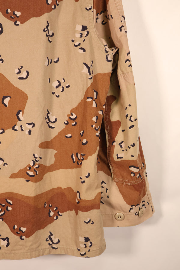 1981年契約　M-S　白タグ初期個体　6Cカラーデザート迷彩　チョコチップ迷彩　ジャケット　BDU　中古品