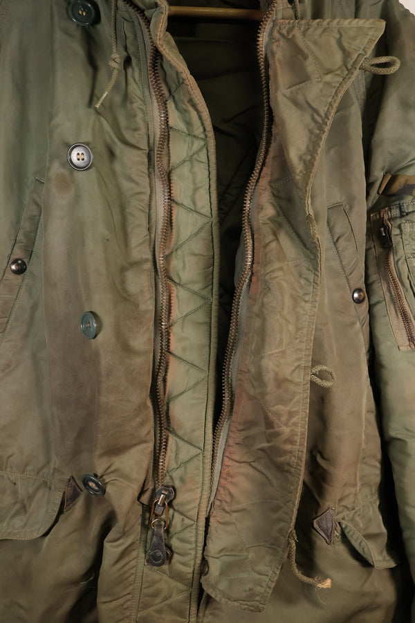 1950s LARGE USAF N-3B Aircrew Flight Jacket Ground Crew Used