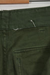 1960s lot OG-107 Utility Pants Baker Pants Zipper Fly Modified Used