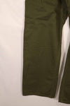 Real late 1940s-early 1950s U.S. Navy cotton pants, zipper fly, used.