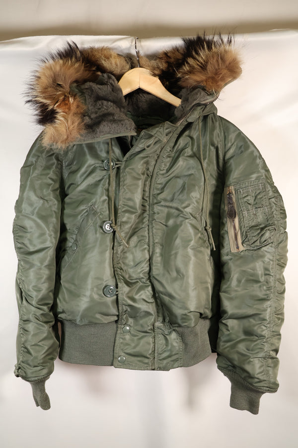 1962 Contract MEDIUM N2-B Flight Crew Flight Jacket Heavy Zone Used