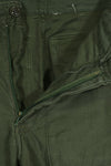 1960s lot OG-107 Utility Pants Baker Pants Zipper Fly Modified Used