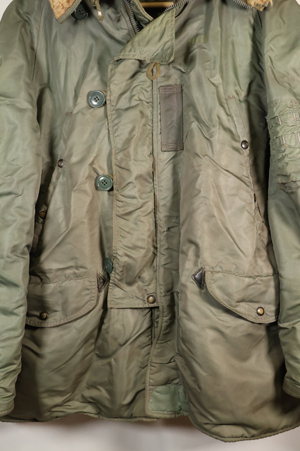 1950s LARGE USAF N-3B Heavy Zone Aircrew Flight Jacket Used