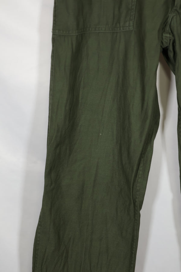 1971 OG-107 utility pants, baker pants, 30 X 31, used.