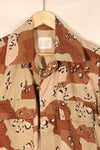 1990 Contract, S-R, DPSC Model, 6C Desert Camo, Chocolate Chip Camo, Jacket, Used