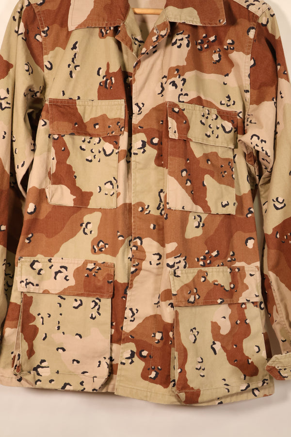 1990 Contract, S-R, DPSC Model, 6C Desert Camo, Chocolate Chip Camo, Jacket, Used