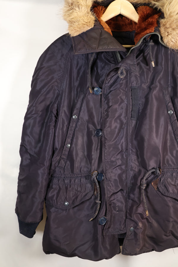1950's MEDIUM USAF N3-A Flight Jacket Aircrew, faded, used.