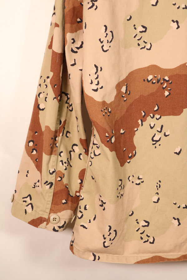 1990 Contract, S-R, DPSC Model, 6C Desert Camo, Chocolate Chip Camo, Jacket, Used