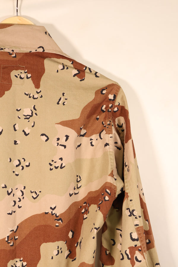 1990 Contract, S-R, DPSC Model, 6C Desert Camo, Chocolate Chip Camo, Jacket, Used
