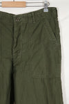 1976 OG-107 utility pants, baker pants, 34X29, used.