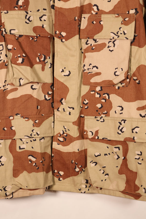 1990 Contract, S-S, DPSC Model, 6C Desert Camo, Chocolate Chip Camo, Jacket, Used