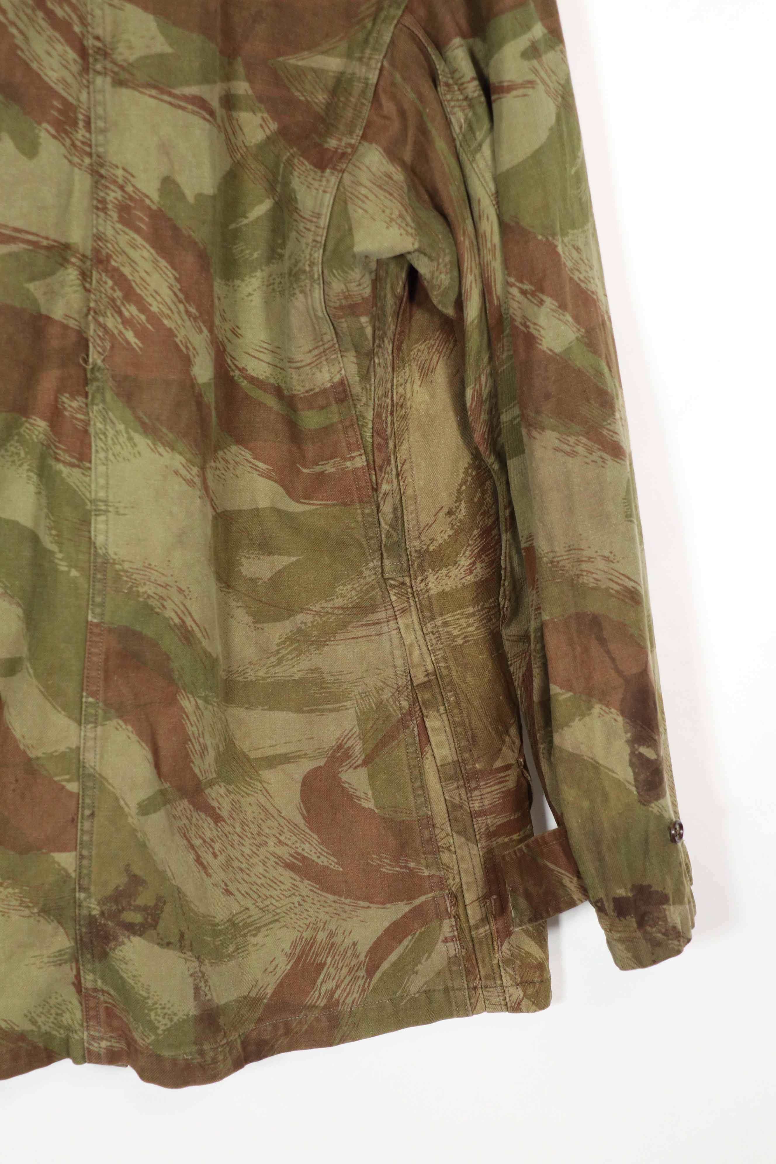 Real Indochina War Lizard Camouflage TAP 47/53 Camouflage Jacket, used, faded.