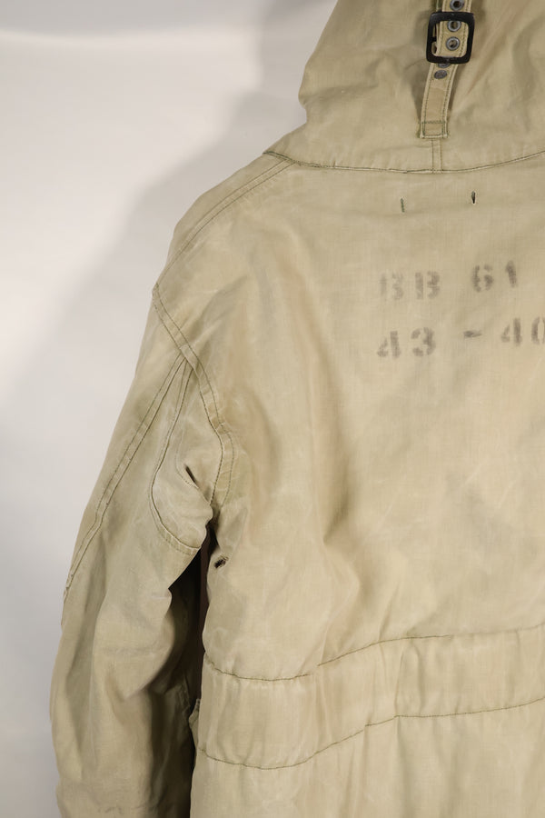 1940's U.S. Navy Deck Coat Parka BB-61 USS IOWA Used