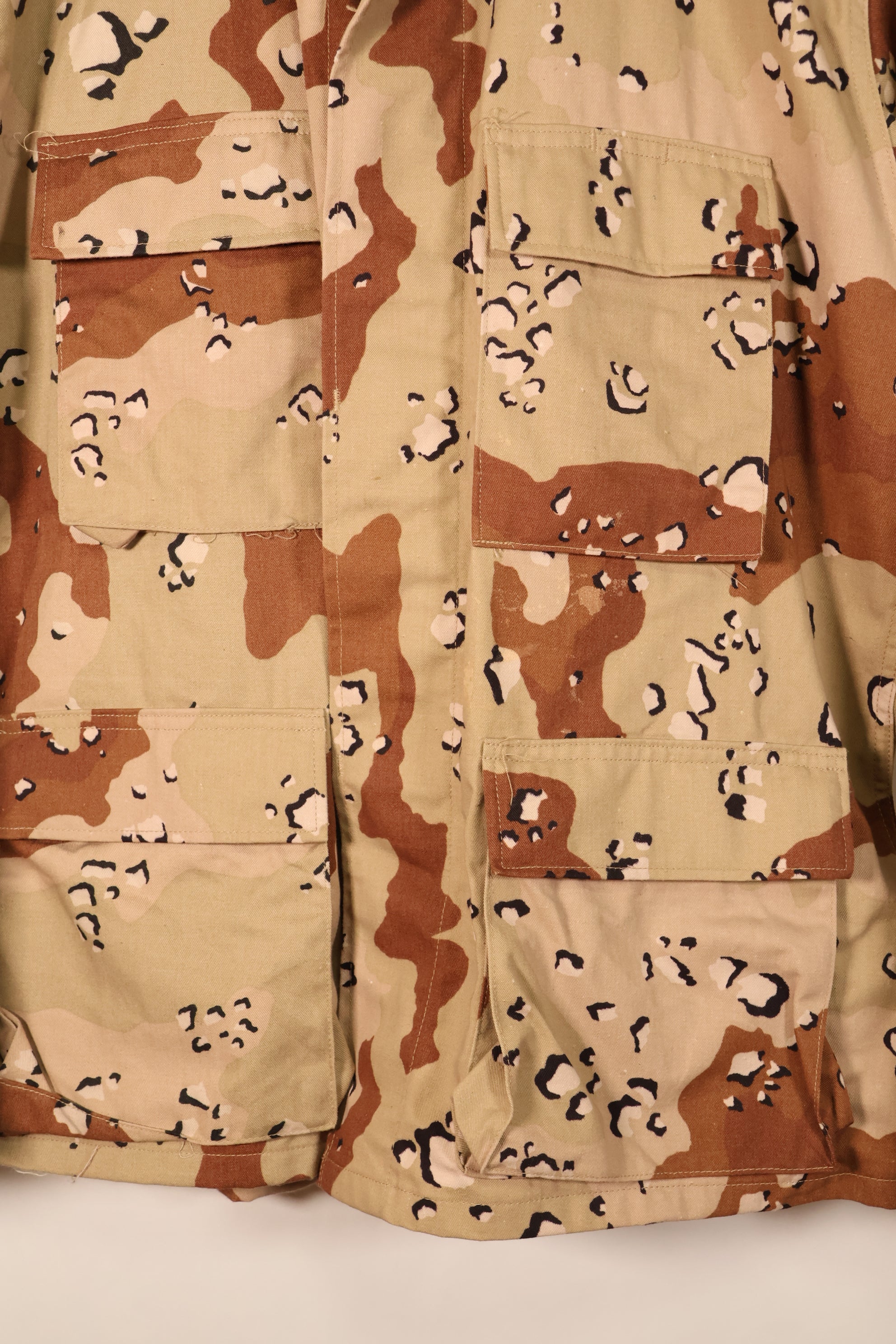 1990 Contract, M-S, 6C Color Desert Pattern, Chocolate Chip Camo Jacket, Late Model, Used
