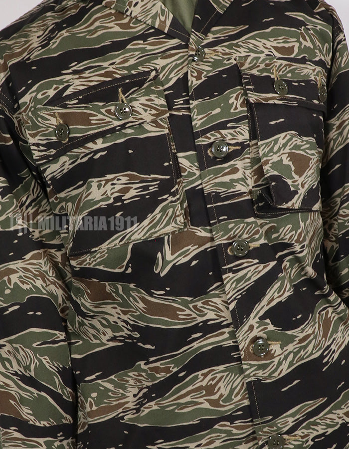 30% OFF [SCHEDULED TO SHIP MID-Nov] MADE IN OKINAWA Silver Tiger Stripe Shirt Limited Edition