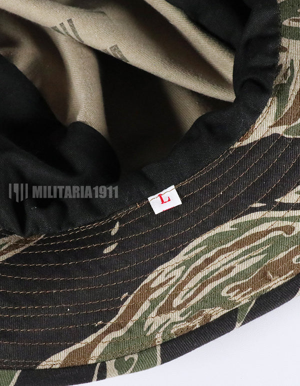 [SCHEDULED TO SHIP MID-Nov] MADE IN OKINAWA CISO Cut Silver Tiger Stripe Boonie Hat