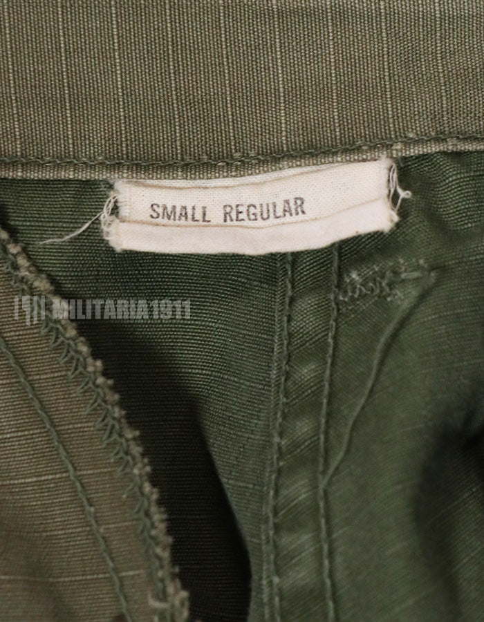 Real 1969 4th Model Jungle Fatigue S-R Pants, worn.