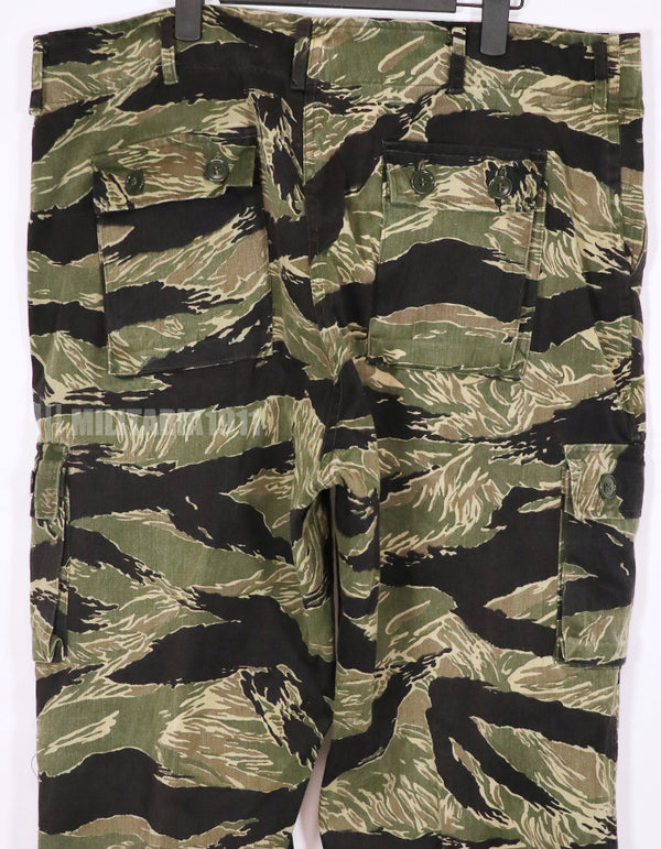 Real Okinawa Tiger JWD Eraly pants US-XL size, faded, rare size.