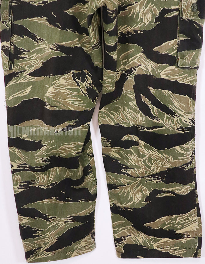 Real Okinawa Tiger JWD Eraly pants US-XL size, faded, rare size.