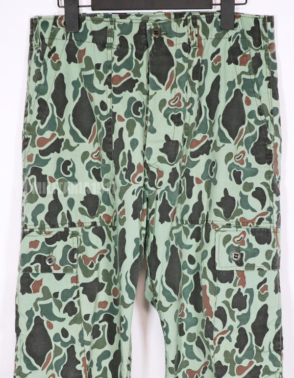 Real Korean Army Duck Hunter Camouflage Pants Used