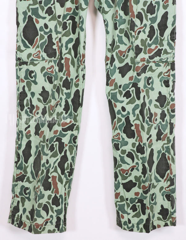 Real Korean Army Duck Hunter Camouflage Pants Used