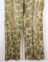 Real 1940s US Marine Corps Frog Skin Camouflage P44 Reversible Pants Used