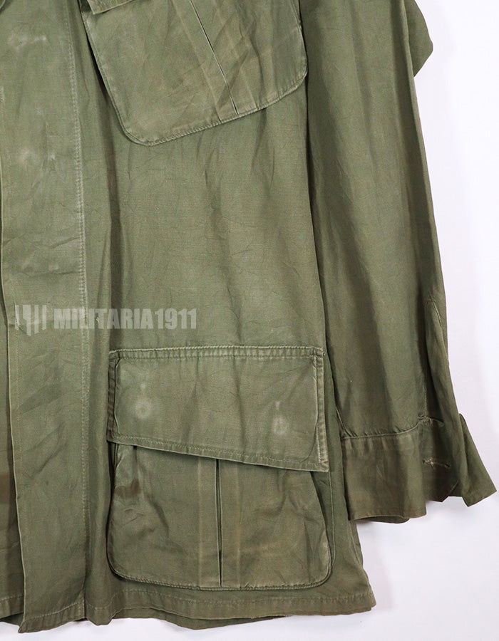 Real 1967 3rd Model Jungle Fatigue Jacket M-R Used USAF