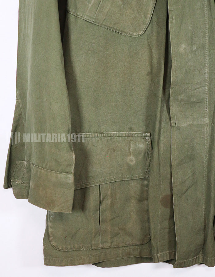 Real 1967 3rd Model Jungle Fatigue Jacket M-R Used USAF