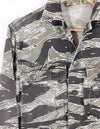 Real Silver Tiger Stripe Jacket Tiger Stripe US-M Faded