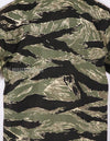 Real Early Okinawa Tiger JWD short sleeve shirt, button missing & repaired, used.