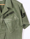 Real 1968 4th Model USAF Jungle Fatigue, short sleeve custom & width custom used