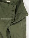 Real Poplin Jungle Fatigue pants, S-S, faded, used.