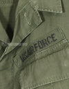 Real 4th Model USAF Jungle Fatigue Jacket S-S w/Patch Used