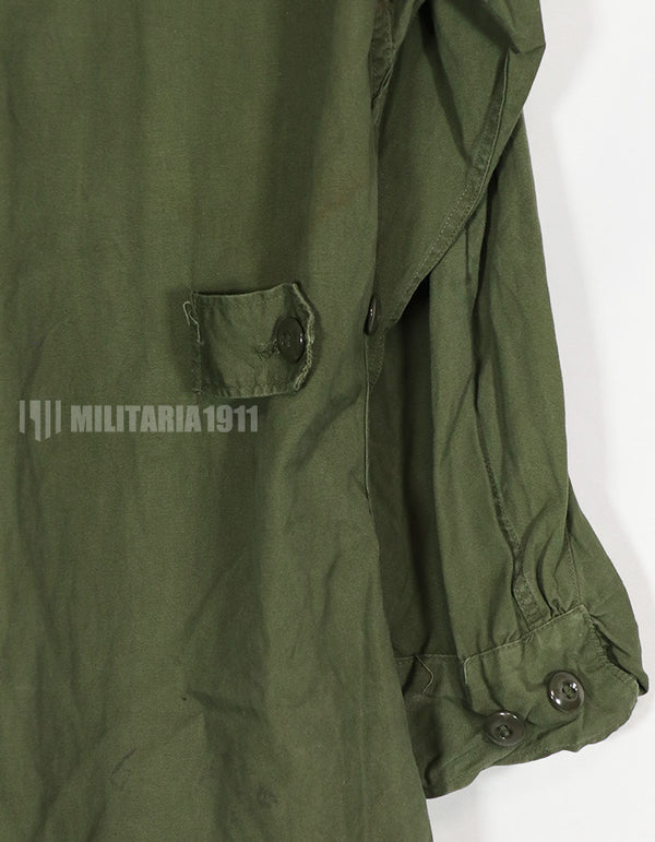 Real 2nd Model Jungle Fatigue Jacket, S-S, with patch attached afterwards, used.