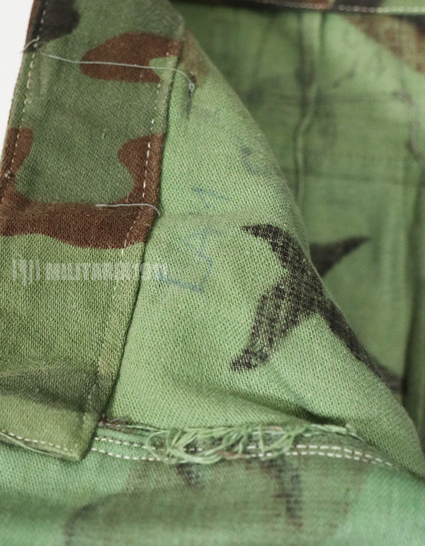 Real South Vietnam Rangers Pastel Leaf Camouflage Top and Bottom Set, Used