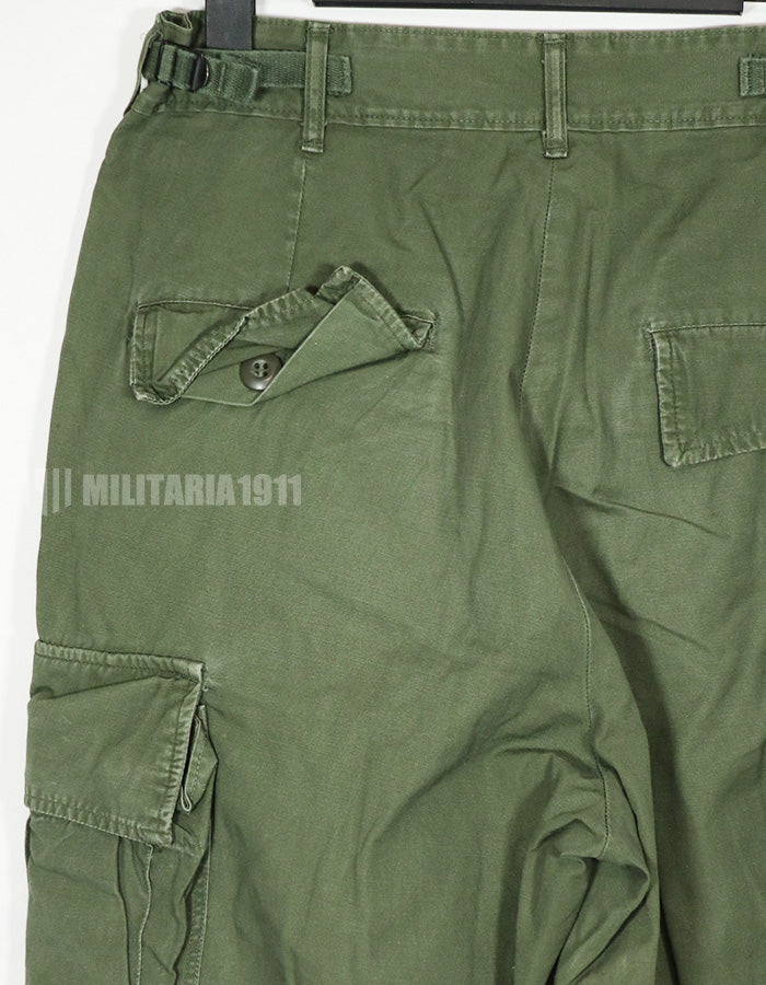 Real 1967 Poplin Jungle Fatigue pants, used, good condition.