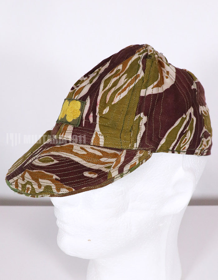 Real Fabric Replica Late War Pattern Tiger Stripe Baseball Cap