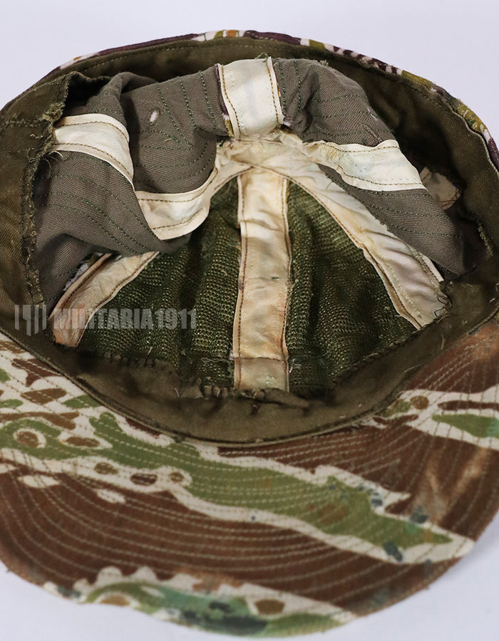 Real Fabric Replica Late War Pattern Tiger Stripe Baseball Cap