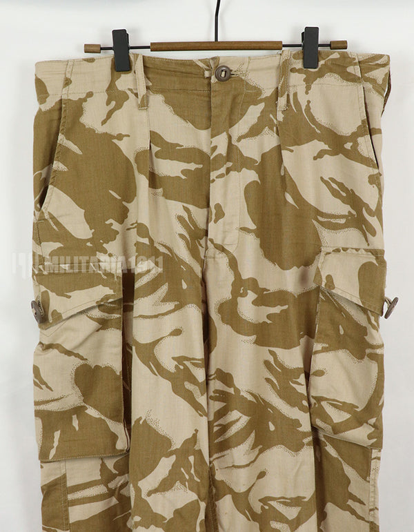 Original British Army Desert DPM Camouflage Trousers, Used