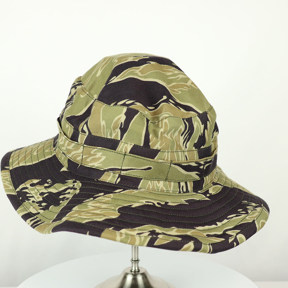 [Scheduled to ship in mid-June]  2023 Second Lot MADE IN OKINAWA VIETNAM WAR Gold Tiger Stripe Boonie Hat