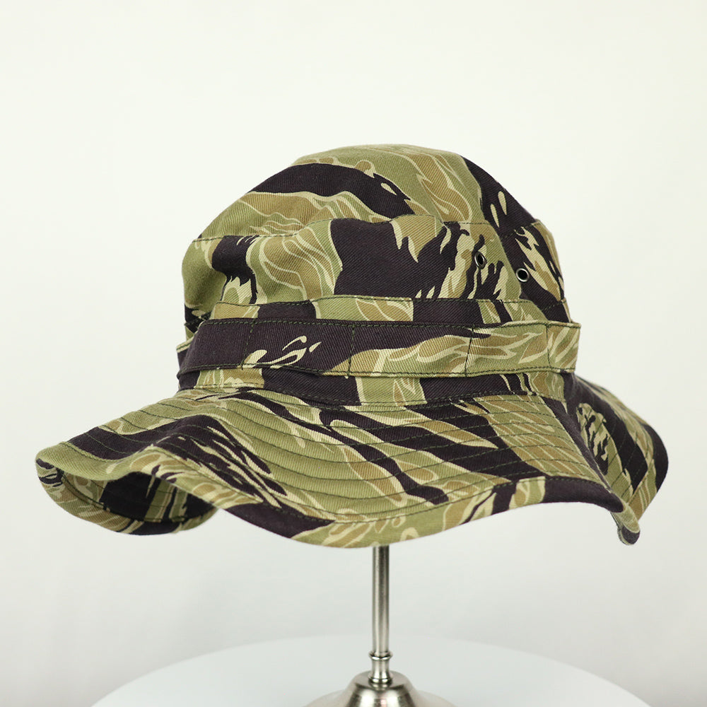 [Scheduled to ship in mid-June]  2023 Second Lot MADE IN OKINAWA VIETNAM WAR Gold Tiger Stripe Boonie Hat