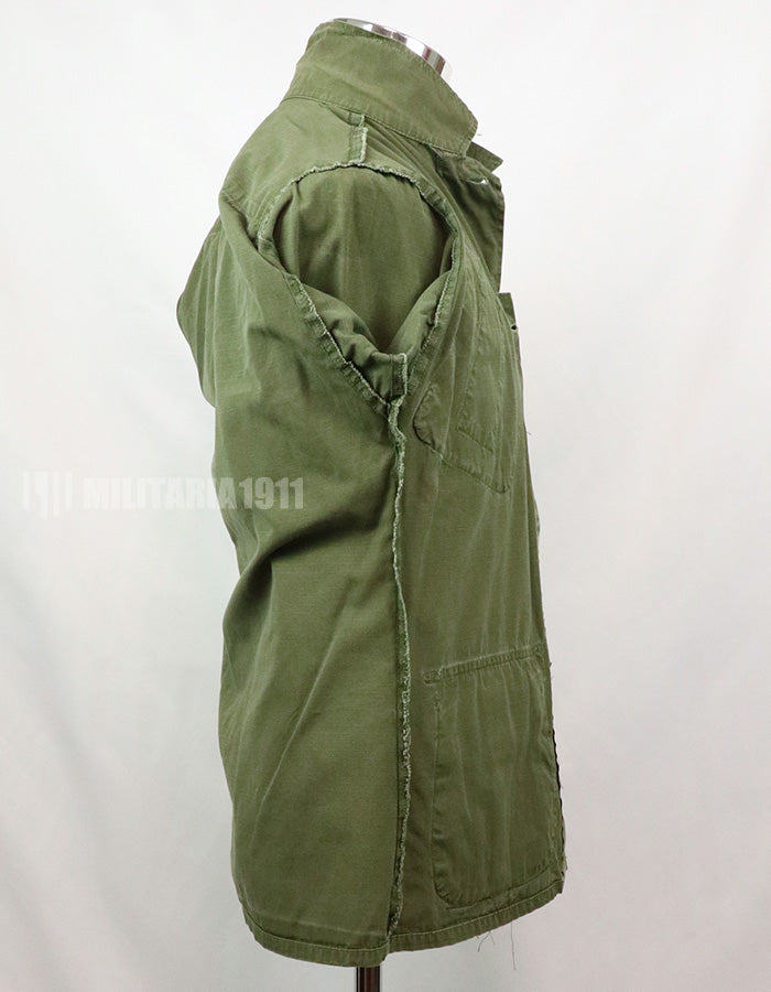 Original Late model ripstop fabric jungle fatigues, estimated circa 1969-1970 lot, no size/contract tag